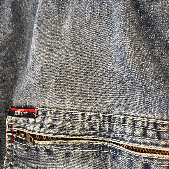 Willie Esco Duns Jeans 40 x 33 Fur Cargo Utility Baggy Loose 90s Y2K Street - Picture 8 of 16